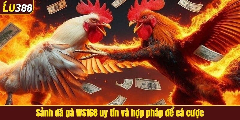 Sảnh đá gà WS168 uy tín và hợp pháp để cá cược